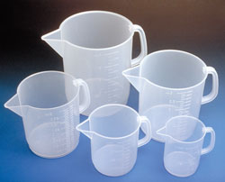 Low Form beakers with handle Low Form beakers with handle