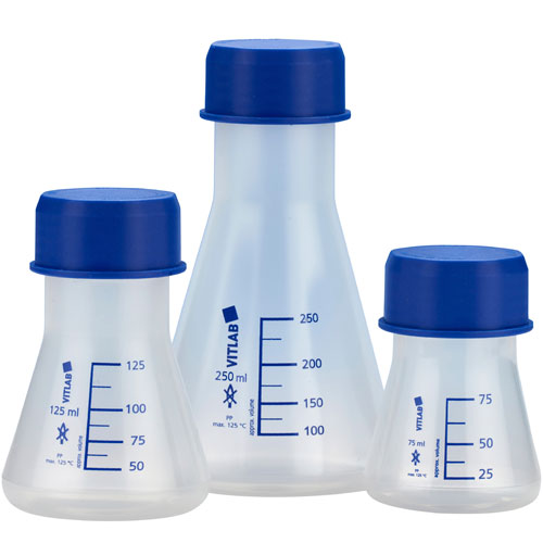 Vitlab Plastic Erlenmeyer Flasks