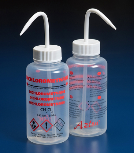 GHS Multilingual Wash Bottles GHS Multilingual Wash Bottles