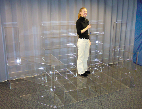 Acrylic Trade Show Stage Acrylic Trade Show Stage