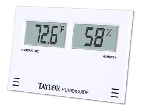Taylor 1745BK 4 Digital Indoor Thermometer and Hygrometer with