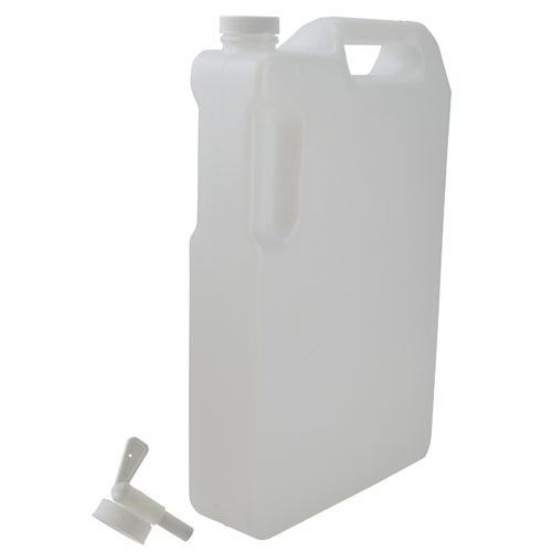 5 Litres HDPE Jerrican and Tamper Evident Cap (38mm) - Natural