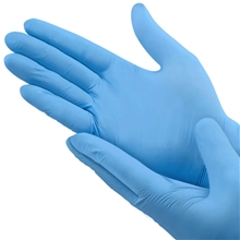 Blue Nitrile Exam Glove