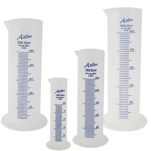 Azlon Squat Plastic Cylinders