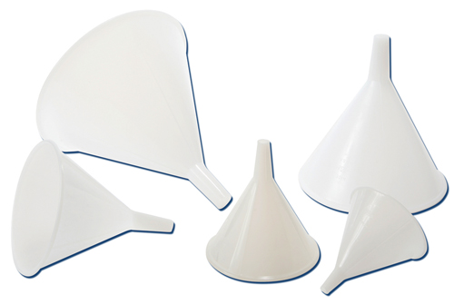 HDPE White Plastic Funnel