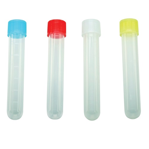 Plastic Color Coded Test Tubes