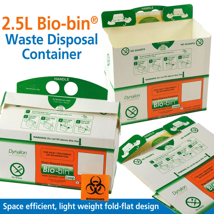 797303-0002 Loop Bio-bin Non-Sharps Waste Disposal Container