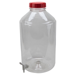 PET Clear Carboy with Spigot