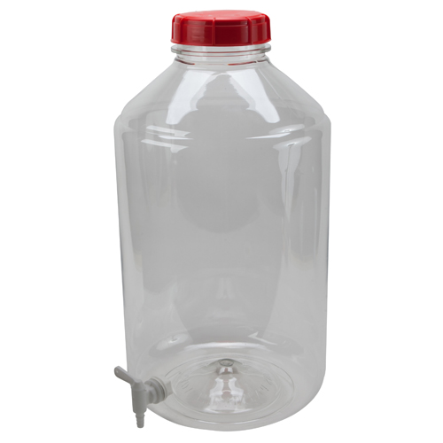PET Clear Carboy with Spigot