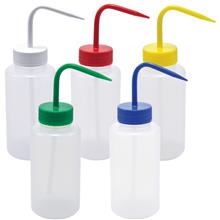 Wide Mouth Plastic Wash Bottle