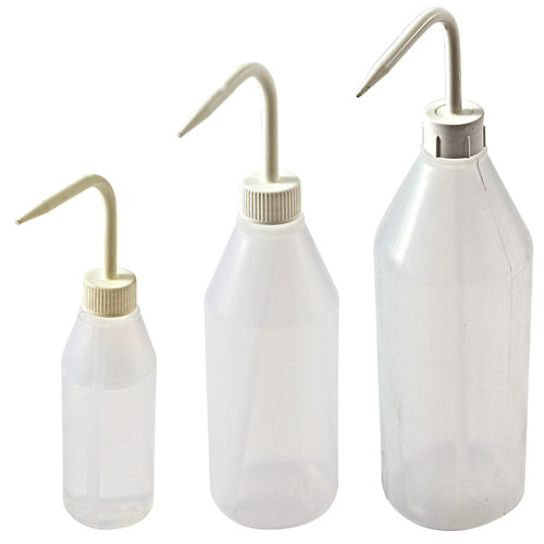Azlon Sloping Shoulder Plastic Wash Bottle 